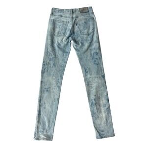 Levis Made & Crafted Rail Straight Leg High Waist Jeans Light Acid Wash Denim 28